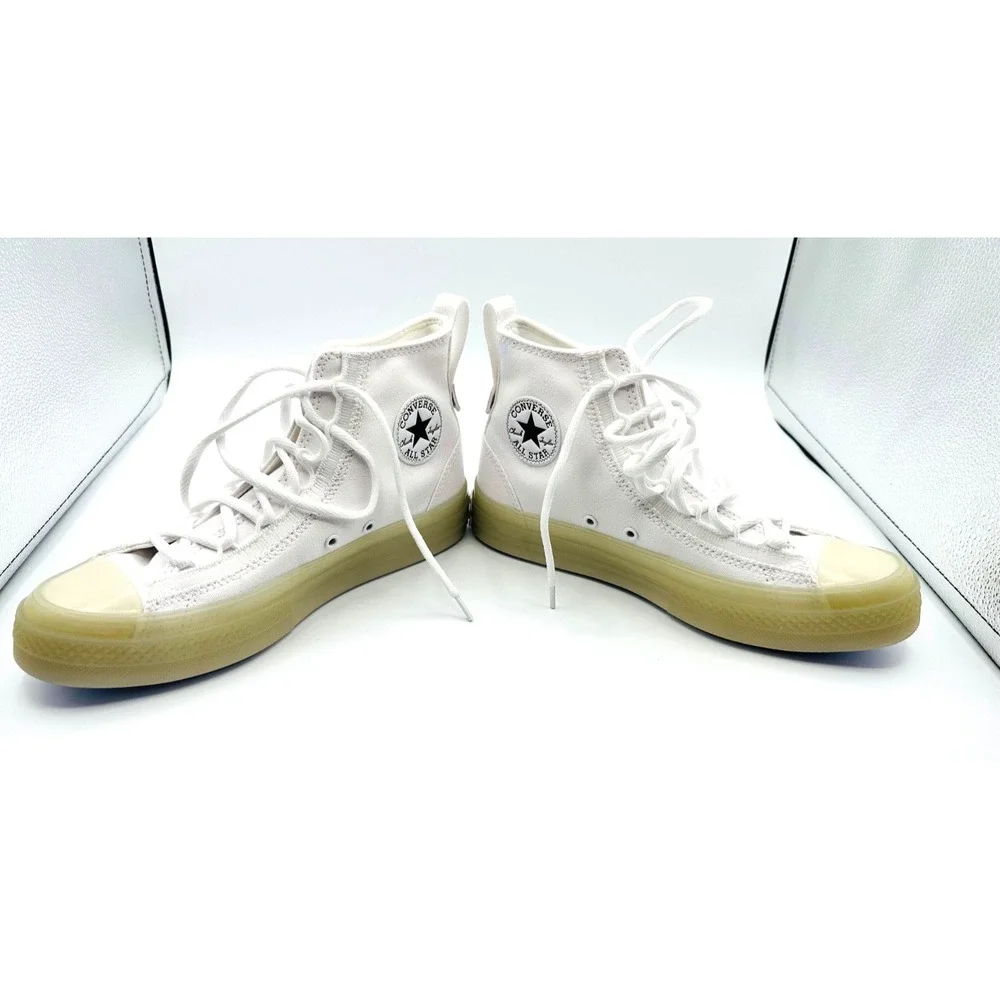 Converse CX High Top White Canvas Sneakers Glow Sole Men's 9.5 Women's 11.5 - Picture 10 of 10